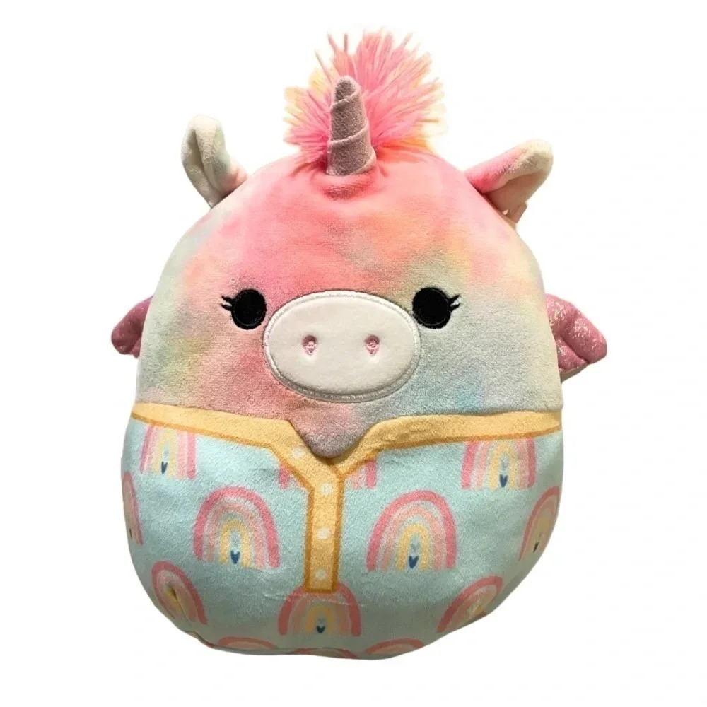 Squishmallow Official Kellytoy Collectible Pajama Squad Jaime The Pegasus 8 Inch